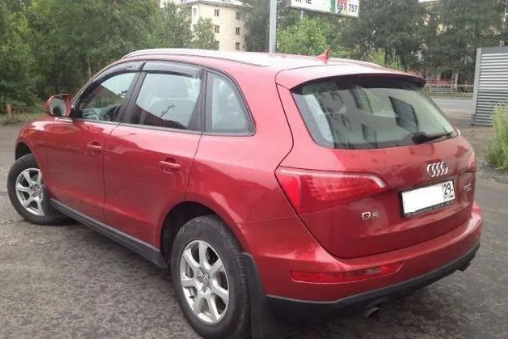 Дефлекторы окон (ветровики) Audi Q5 5d (8R) 2008-2012; 2012"EuroStandard" (Ауди Ку5) Кобра Тюнинг