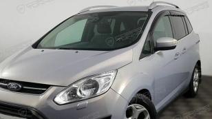 Дефлекторы окон (ветровики) Ford Grand C-Max II 2010 (Форд Гранд Ц-Макс) Кобра Тюнинг