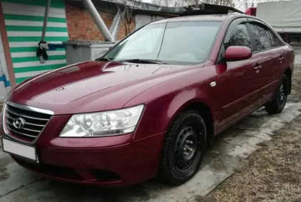 Дефлекторы окон (ветровики) Hyundai Sonata NF Sd 2004"EuroStandard" (Хюндай Соната) Кобра Тюнинг