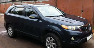 Дефлекторы окон (ветровики) Kia Sorento 2009-2015 (Киа Соренто) SIM